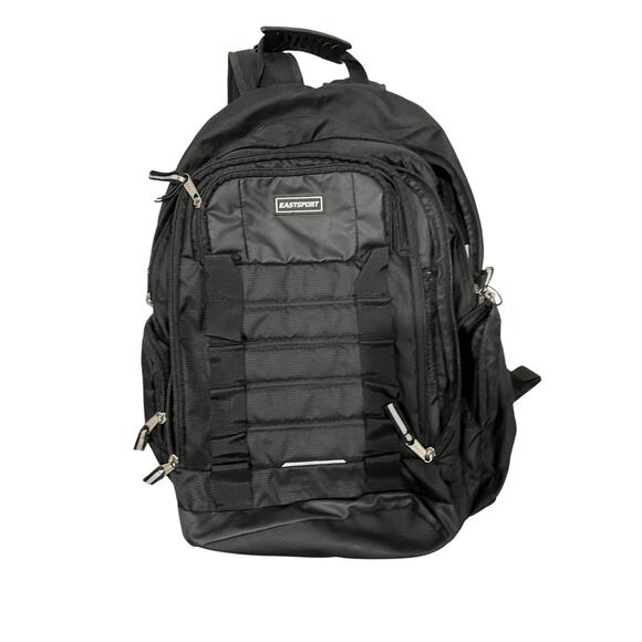 EastSport Black Backpack with Computer Sleeve - Picture 1 of 4